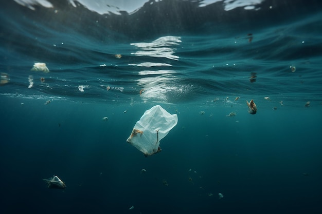 Zanieczyszczenie oceanów, śmieci plastikowe, dryfa, sztuczna inteligencja generatywna