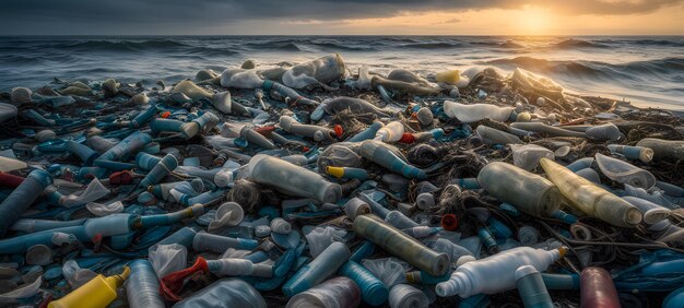 Zanieczyszczenie plastikiem na morzu
