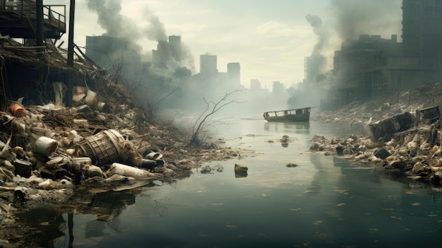 Zdjęcie zanieczyszczenie wody