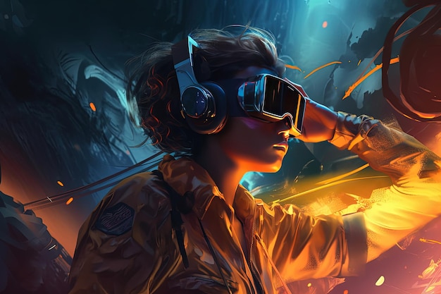 Zanurz się w ekscytujący świat wirtualnych przygód z generatywną sztuczną inteligencją okularów VR