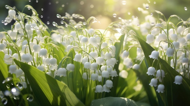 Zapachowe kwiaty maja Poznaj urok Convallaria majalis, która ozdabia krajobraz wiosenny