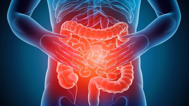 Zapalenie jelit choroba problem jelit badanie medyczne gastroenterologia
