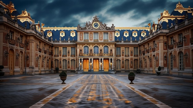 Zapierające dech w piersiach piękno pałacu wersalskiego we Francji