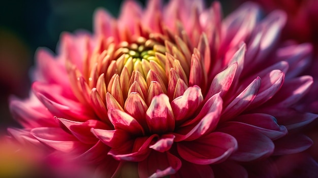 Zapierające dech w piersiach zdjęcie makro letnich kwiatów ukazujące ich zawiłe piękno i żywe kolory