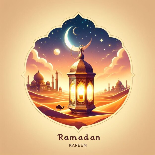 Zaprojektowany na Mahe Ramzan Kareem i Eid ul Fitr