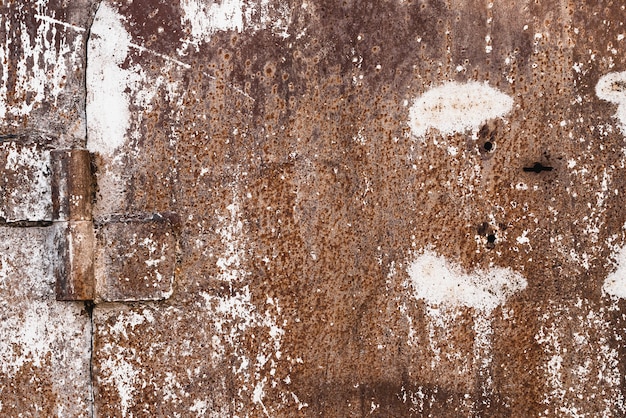 Zdjęcie zardzewiały drzwi tekstura tło
