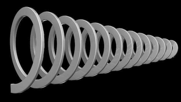 Zasób graficzny do tworzenia prezentacji w okrągłej formie renderowania 3d