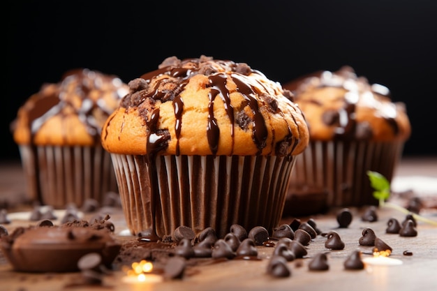 Zaspokoj swoje pragnienia pysznym, czekoladowym muffinem.