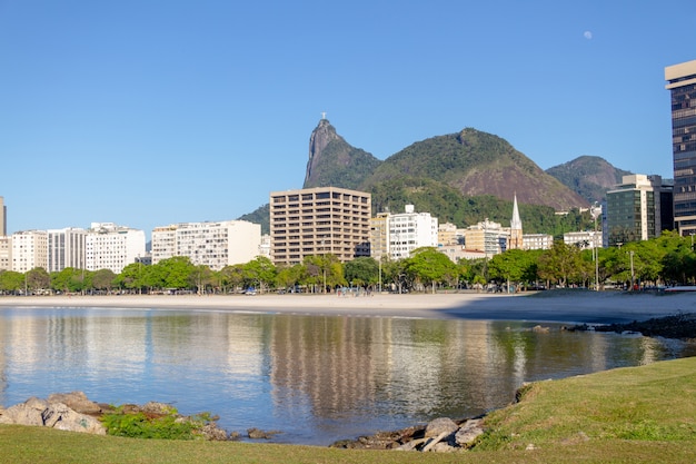 Zatoka Botafogo w rio de janeiro w Brazylii.