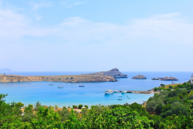 Zatoka Lindos, Rodos, Grecja