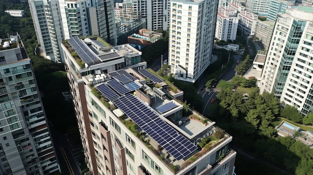 Zatrzymałe rozwiązania energetyczne przyciągające wzrok drona lotniczego na SolarClad