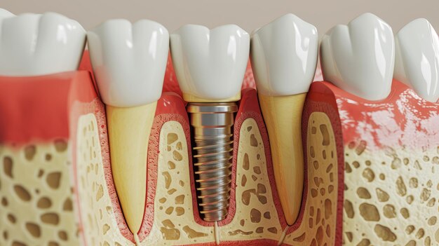 Zbadaj postępy w dziedzinie zdrowia jamy ustnej, ponieważ przekrój ujawnia bezpieczny implant dentystyczny