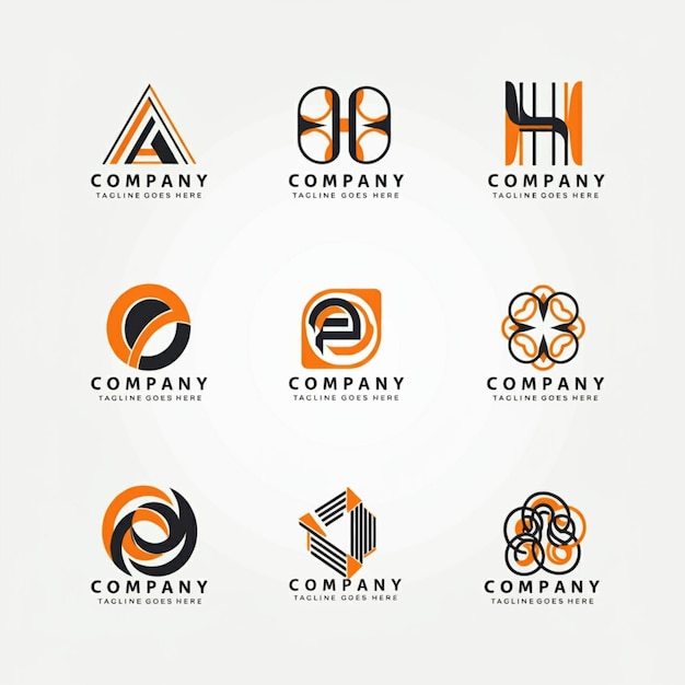 zbiór logo dla firmy firmy i firmy