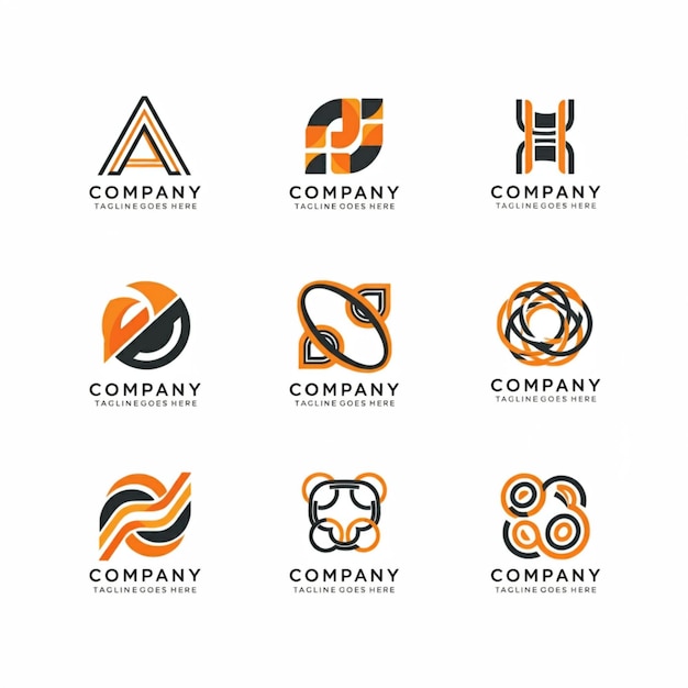 zbiór logo dla firmy i firmy