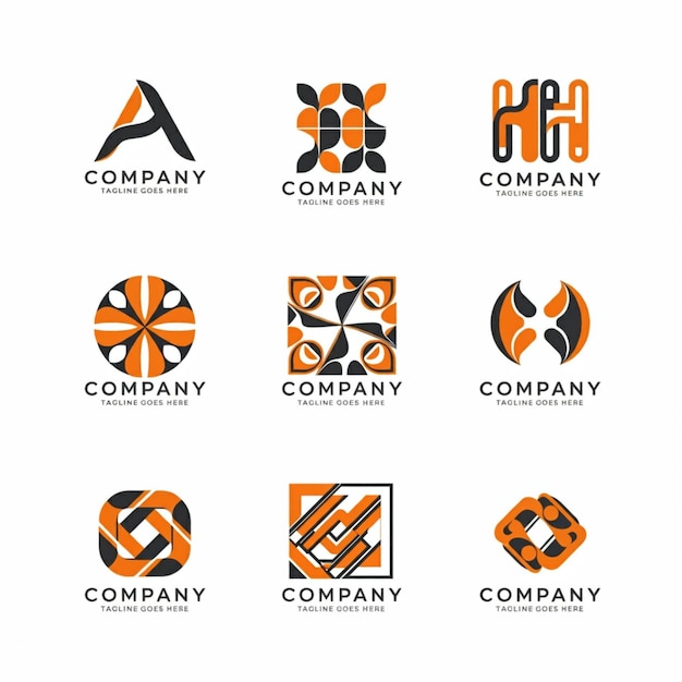 zbiór logo dla firmy i firmy