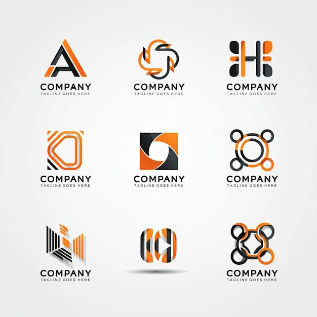 zbiór logo dla firmy i firmy