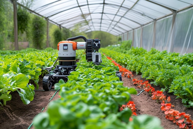 Zbiór mechaniczny Rolnictwo wykorzystuje robotykę do wydajnej uprawy ogrodnictwa i warzyw