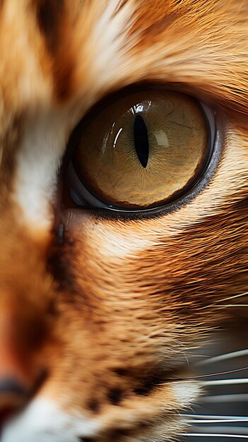 Zbliżające się oczy kota mobilne tapety