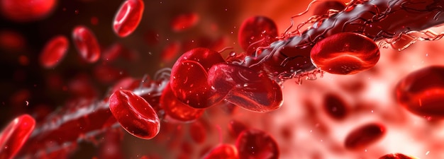 Zbliżenie czerwonej krwinki
