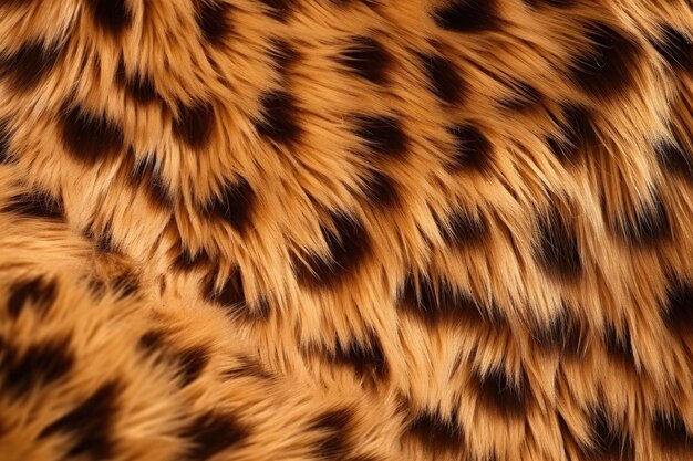 Zbliżenie futra psa o pięknej plamistej teksturze przypominającej brązową wełnę zwierzęcą
