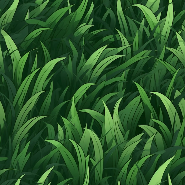 Zbliżenie garstki zielonej trawy z czarnym tłem generatywny ai