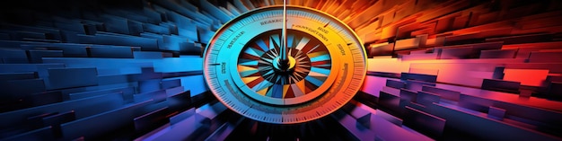 Zbliżenie innowacji biznesowych w dziedzinie sztuki kompasu