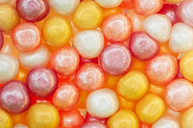 Zbliżenie kolorowe tło cukierków