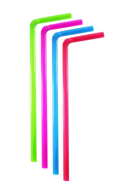 Zdjęcie zbliżenie kolorowych ołówków na białym tle