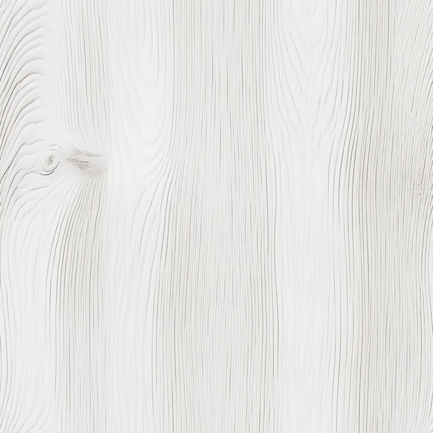 Zbliżenie na białą powierzchnię drewna z generatywnym węzłem