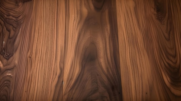 Zbliżenie na drewnianą powierzchnię z ciemną teksturą drewna.