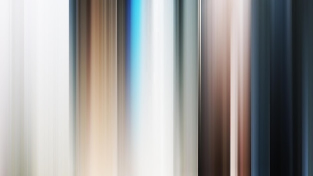 Zbliżenie na szklane drzwi z brązowym i niebieskim tłem w paski