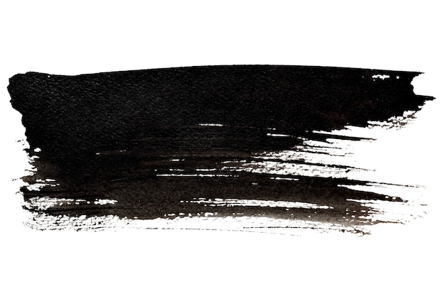 Zbliżenie obrysu czarnego pędzla. Streszczenie tło grunge. Miejsce na własny tekst. Ilustracja rastrowa