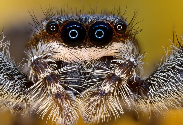 Zdjęcie zbliżenie pająka