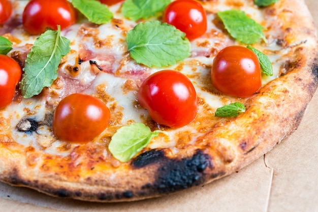 Zbliżenie pizzy