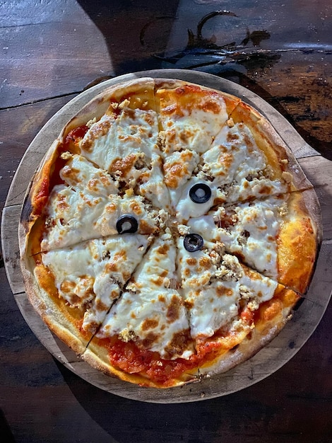 Zdjęcie zbliżenie pizzy