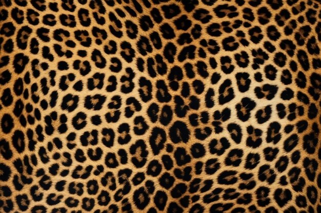 Zbliżenie plamistego futra leoparda
