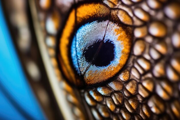 Zbliżenie przyrody fauny piękno tekstura oko ptaka makro zwierzę pióro kolorowy dzikie zwierzęta