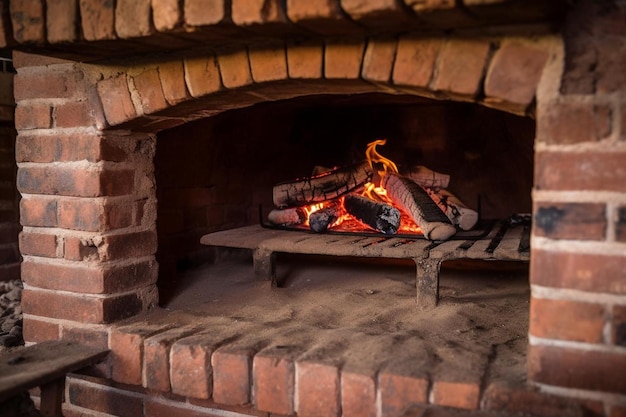 Zbliżenie skomplikowanej płytki w piekarniku na pizzę