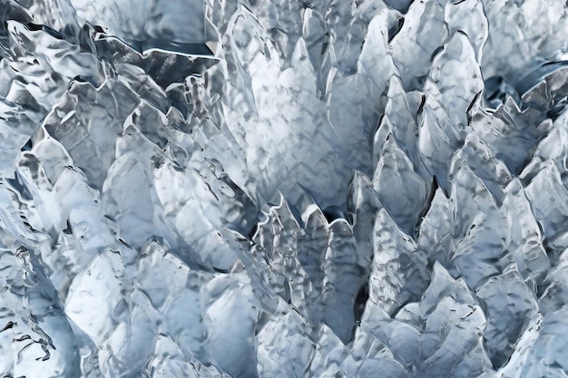 Zbliżenie struktury lodu Abstrakcyjna tła i tekstury dla projektu