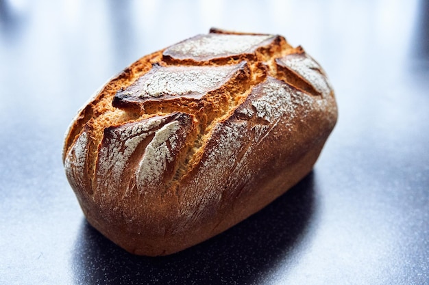 Zdjęcie zbliżenie świeżego chleba