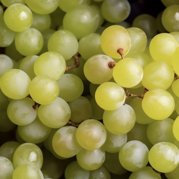 Zbliżenie tekstura białych winogron