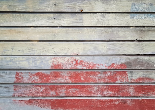 Zbliżenie Tła W Wieku Malowane Drewniane Deski