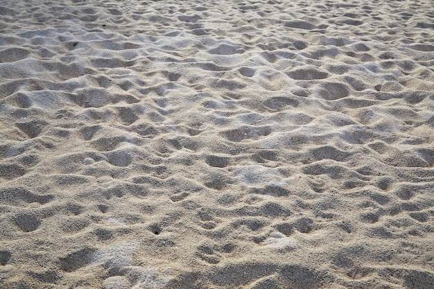 zbliżenie wzoru piasku plaży latem