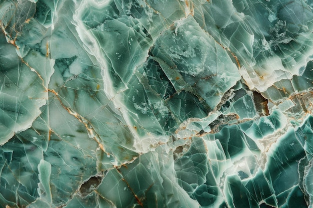 Zbliżony wzór marmuru powierzchniowego na tle tekstury ściany z zielonego marmuru