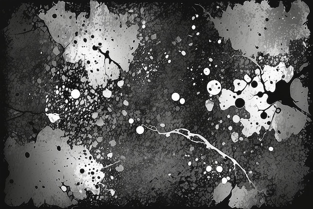 Zdjęcie zdenerwowana tekstura pokrycia zardzewiałego metalowego grunge tła abstrakcyjna ilustracja wektorowa półtonowa