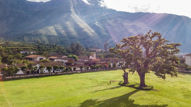 ZDJĘCIA DRONEM ŚWIĘTEJ DOLINY INKÓW W MIEŚCIE CUSCO