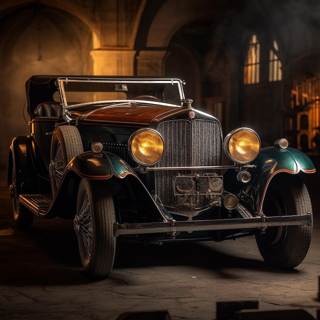 Zdjęcie zdjęcia starych modeli samochodów rolls royce