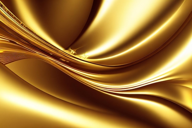 Zdjęcie abstrakcyjne złote, metalowe tło
