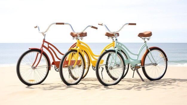 Zdjęcie zdjęcie beach cruiser bikes