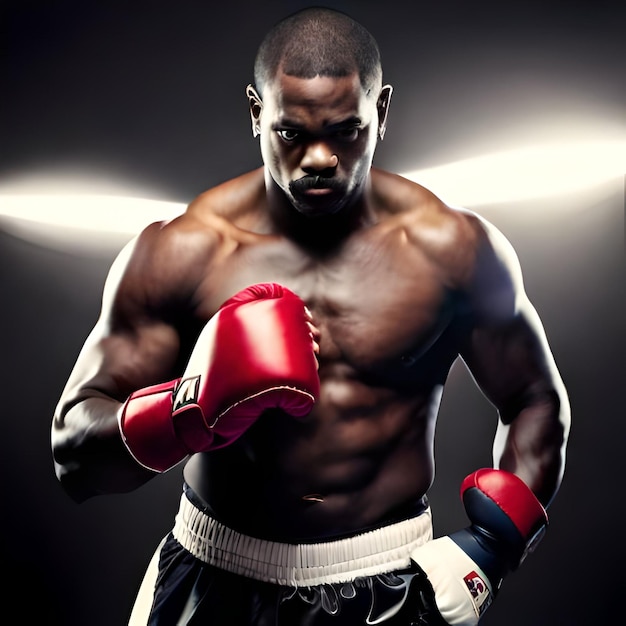 Zdjęcie boksera wagi ciężkiej